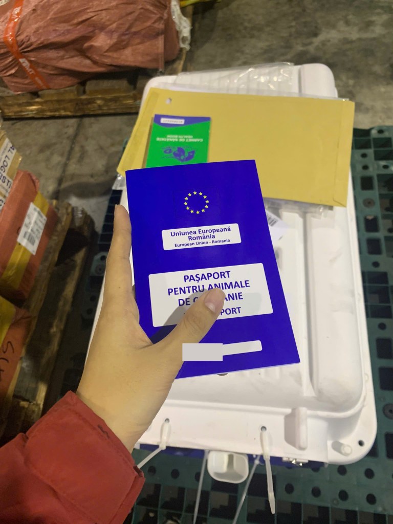 Eu Pet Passport Shipping Document