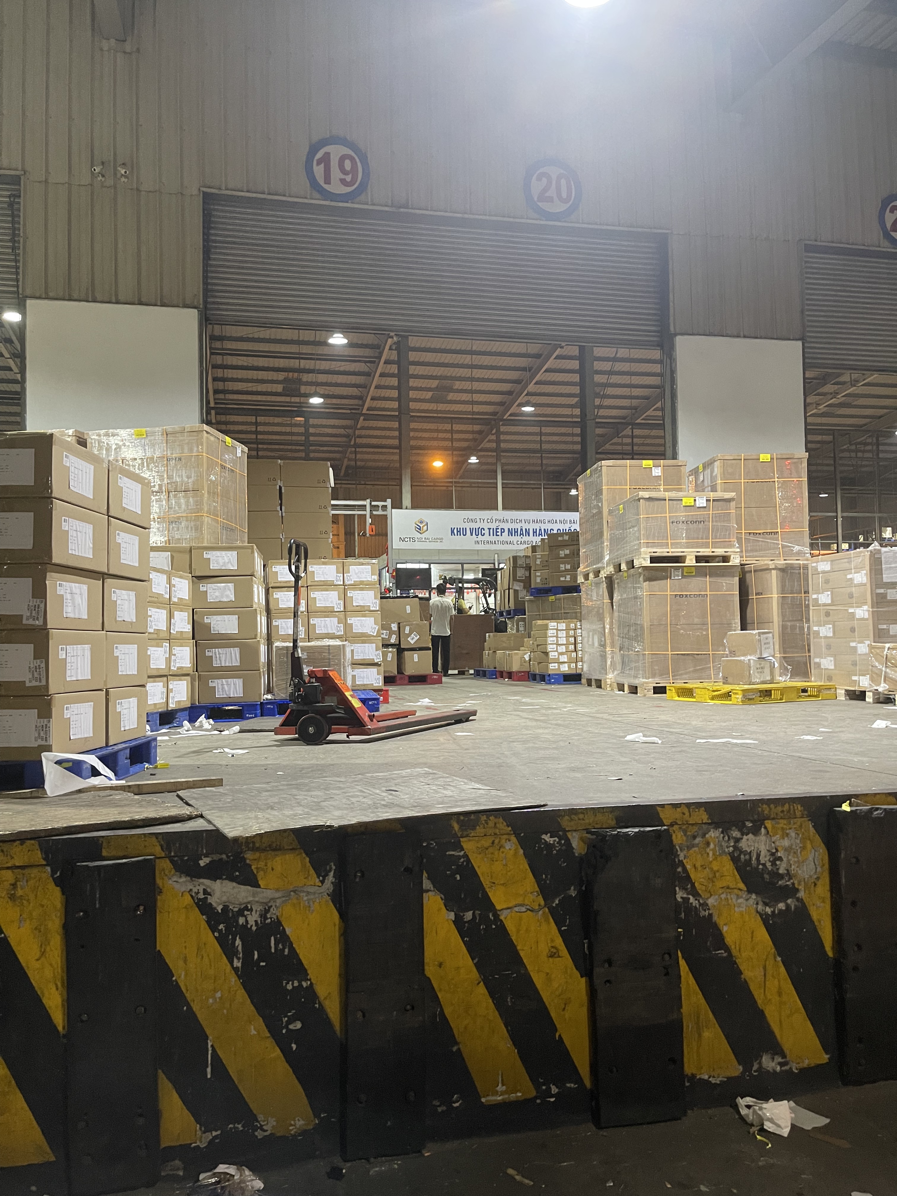 ACSV cargo warehouse terminal at Noi Bai airport Hanoi