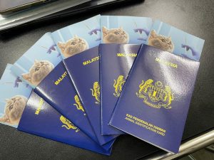 Malaysian pet passports (Kad Pengenalan Haiwan / Animal Identification Card) issued under the Department of Veterinary Services Malaysia