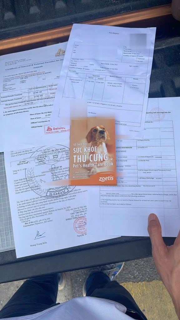 Pet Shipping Document Set